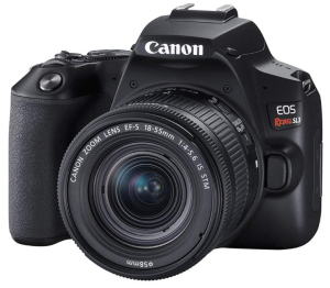 Canon EOS Rebel SL3 Digital SLR Camera with EF-S 18-55mm Lens kit as the Best Canon Cameras for Beginners
